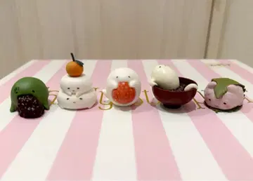 모치바케 캡슐 토이 5체 세트 컴프