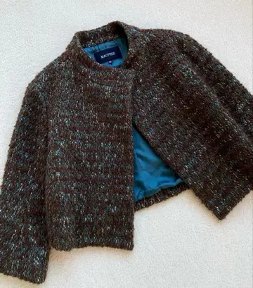 투모로우랜드 MACPHEE 트위드 울 자켓