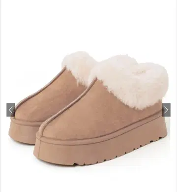 [ 새상품 ] GRL 통굽 무스탕 숏부츠 24.5cm