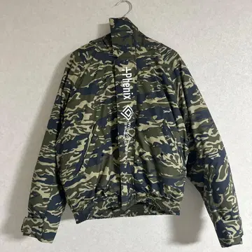 +phenix 카모 패턴 다운 자켓