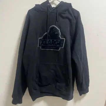 XLARGE 후드티 검정 블랙
