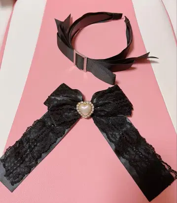 MARS 리본 클립 Jayme 에이엔케이 머리띠