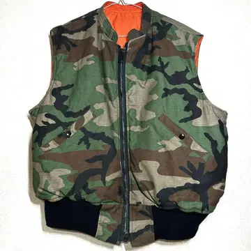 80s ALPHA 알파 MA-1 L 카모플라쥬 베스트 USA제 IDEAL
