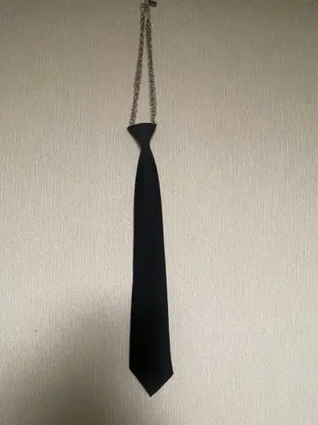 KISHIDAMIKI 키시다미키 체인 넥타이 블랙