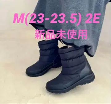 [ 미사용 새상품 ] 발수 완전 방수 방한 퀼팅 스노우 부츠 23.5