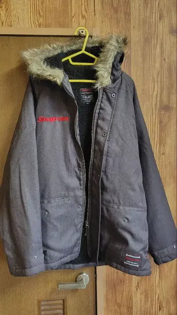 스냅온 Snap-on 다크 그레이 자켓 코트