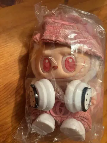 미사용 새상품 귀여운 2대 핑크색 인형옷 러브브 봉제 인형