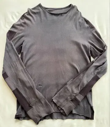 m.a+ 캐시미어 패치워크 티셔츠 그레이 수리 있음 48