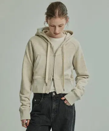 퍼블릭 도쿄 컴팩트 지퍼 후디