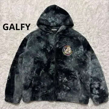 새상품급 GALFY 보아 후드티 타이다이 패턴 XL 대형견 빅 로고