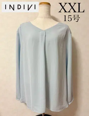 [ 새상품급 ] INDIVI 셔츠 블라우스 XXL 사이즈