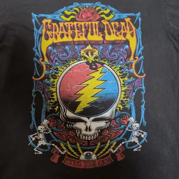 Grateful Dead 티셔츠 락밴드 스컬