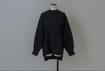 lohen 밴드 카라 4턱 블라우스