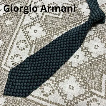 조르지오 아르마니 크레바트 다크 블루 그린 계열