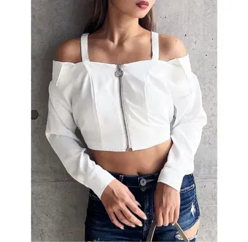 GYDA 지퍼 달린 셔츠