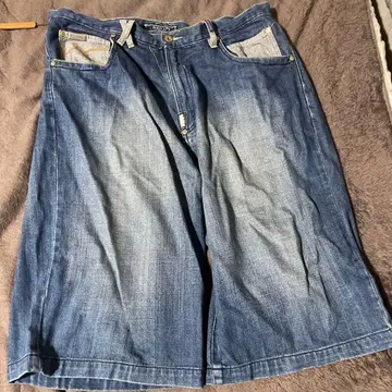 LRG 데님 하프 팬츠 인디고 블루