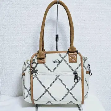 키플링 화이트 베이지 숄더백