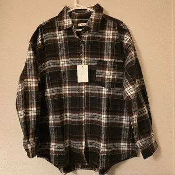 HUG.U 체크 무늬 긴팔 셔츠 새상품