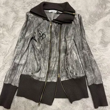 y2k 그런지 펑크 지퍼 후드티 자켓 doublepunch