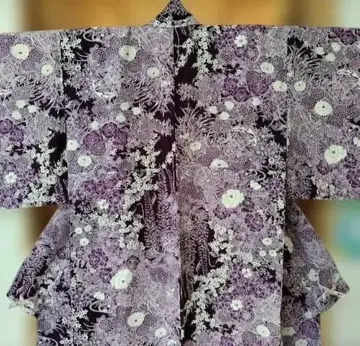 크레이프 원단 기모노