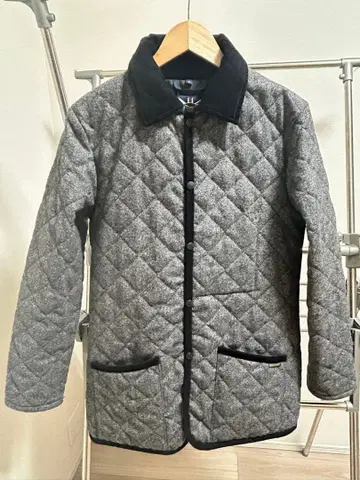 LAVENHAM 그레이 퀼팅 자켓 L 40