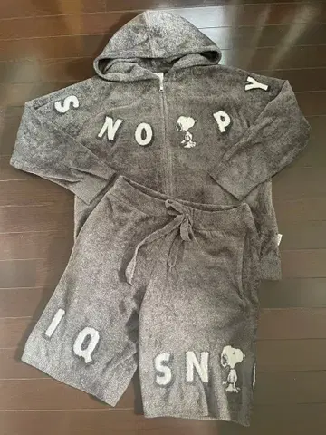 젤라또피케 스누피 플리스 룸웨어 세트 M