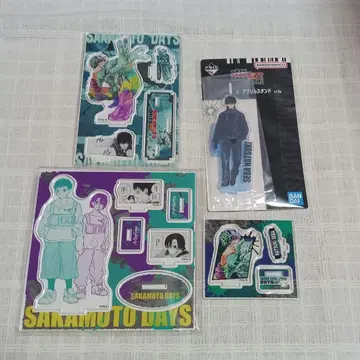 SAKAMOTO DAYS 사카모토 데이즈 아크릴 스탠드 4점 세바 나츠키