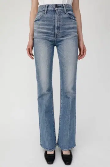 [ 새상품급 ] moussy MVS FLARE 22 BLU 플레어 데님