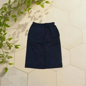 구제 의류 [빈티지] 80s 90s 블랙 타이트 스커트 짜임 패턴 레트로