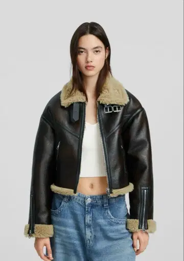 무스탕 자켓 ZARA