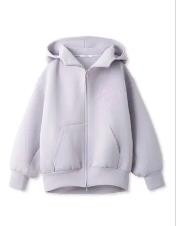 SNIDEL 볼륨 후드티 라벤더