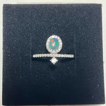 [ 간사이 엑스포 ] 천연 오팔 반지 네팔관 실버 925 EXPO2025