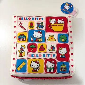 산리오 헬로키티 키티 리버서블 학동용 시트 쿠션 방석