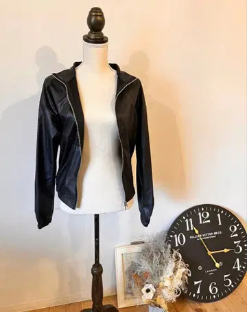 수량 한정 가죽 자켓 얇은 소재 아우터 올 시즌 프리 멋진