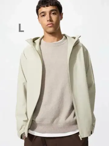 유니클로 UNIQLO 블록 테크 후드티/3D 컷