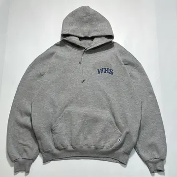 90's 러셀 후드티 XL 그레이 인디언 헤드 양면 7398