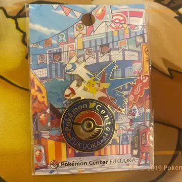 새상품 포켓몬 센터 후쿠오카 한정판 로고 핀즈