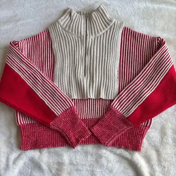 kbf 니트 완판 빨간색 레드 하이넥