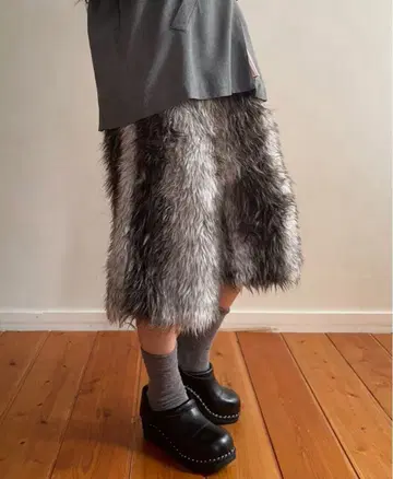 올드 퍼 하프 팬츠 빈티지