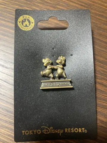 도쿄 디즈니 리조트 칩 & 데일 브론즈상 핀 배지