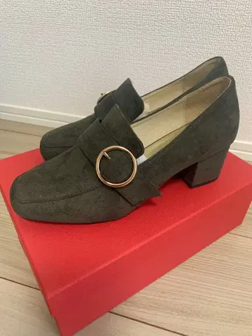 ORiental TRaffic 벨트 힐 로퍼 카키