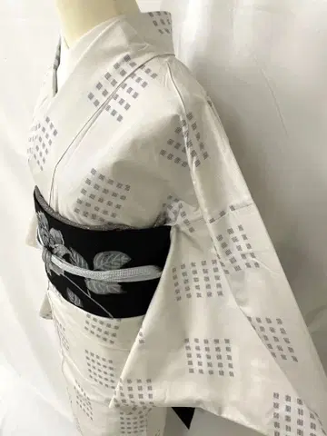 새상품급 순수 실크 화이트 오시마 명주 단품