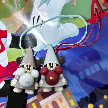 디즈니 크리스마스 캡슐 토이 릴 린린 스카이블루 베이지