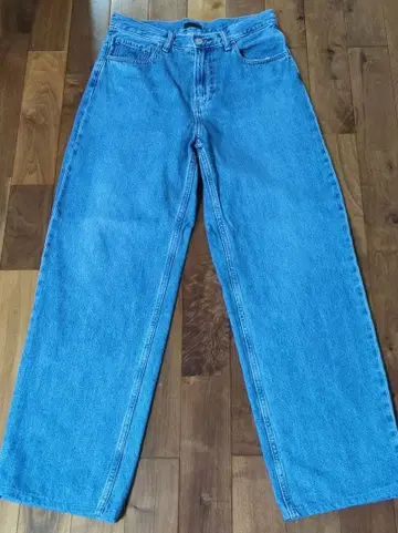 [ UNIQLO ] 와이드 스트레이트 청바지 29인치 BLUE