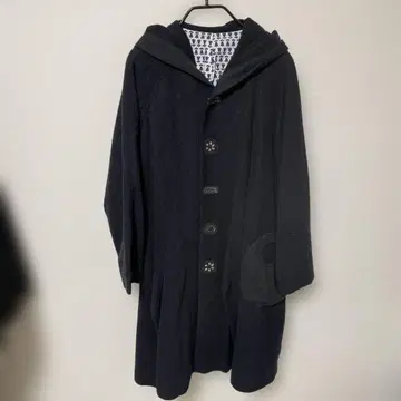 후드 부착 롱 코트 i+mu