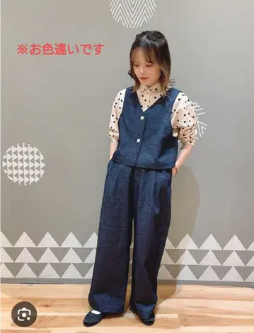 사만사 모스모스 리듬 트윌 2way 베스트 & 트윌 와이드 팬츠 2세트