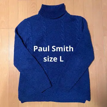 Paul Smith 폴스미스 블루 터틀넥 니트