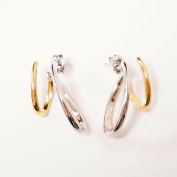 Jouete 쥬에테 더블 오벌 귀찌 콤비