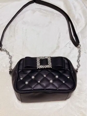 노에미 아가씨 비쥬 리본 숄더백