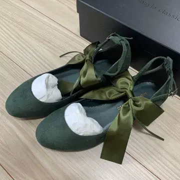 mayla classic 다크 그린 펌프스 36